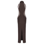 Braided Halter Sheath Gown H6843