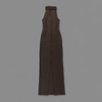 Braided Halter Sheath Gown H6843