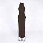Braided Halter Sheath Gown H6843