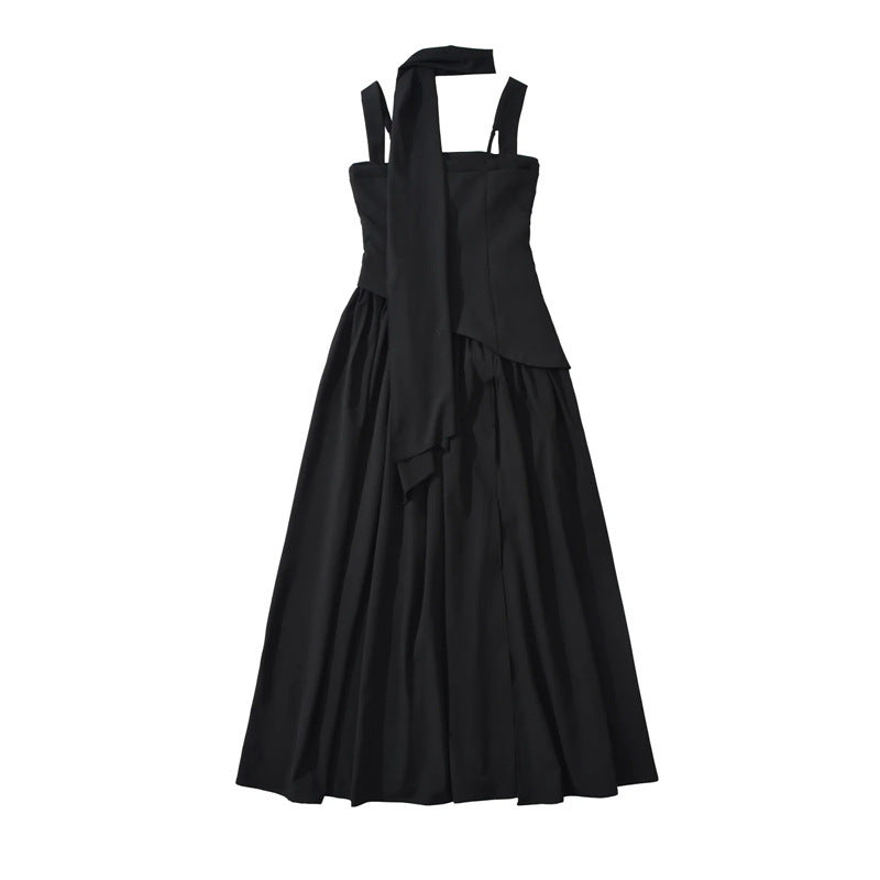Fashion Burgundy Asymmetric Slit Maxi Dress H7160