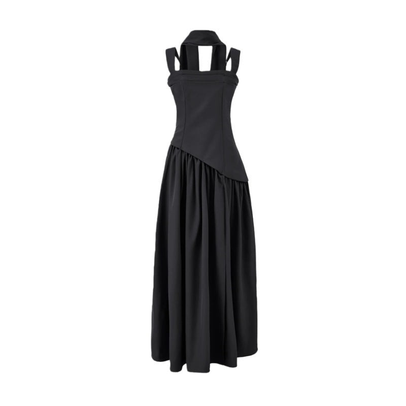 Fashion Burgundy Asymmetric Slit Maxi Dress H7160