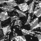 Checkerboard Sequin Halter Maxi Dress H6569