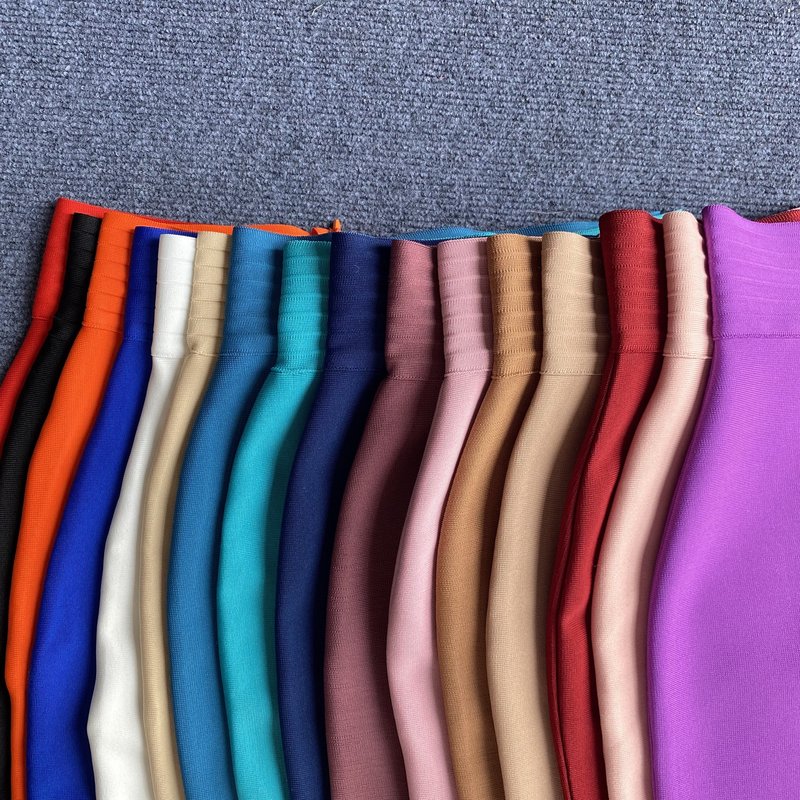 Colorful Button Front Pencil Skirts H217