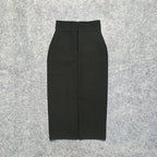 Colorful Button Front Pencil Skirts H217
