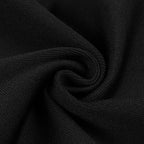 Cross-Strap Cutout Black Maxi Dress H6040