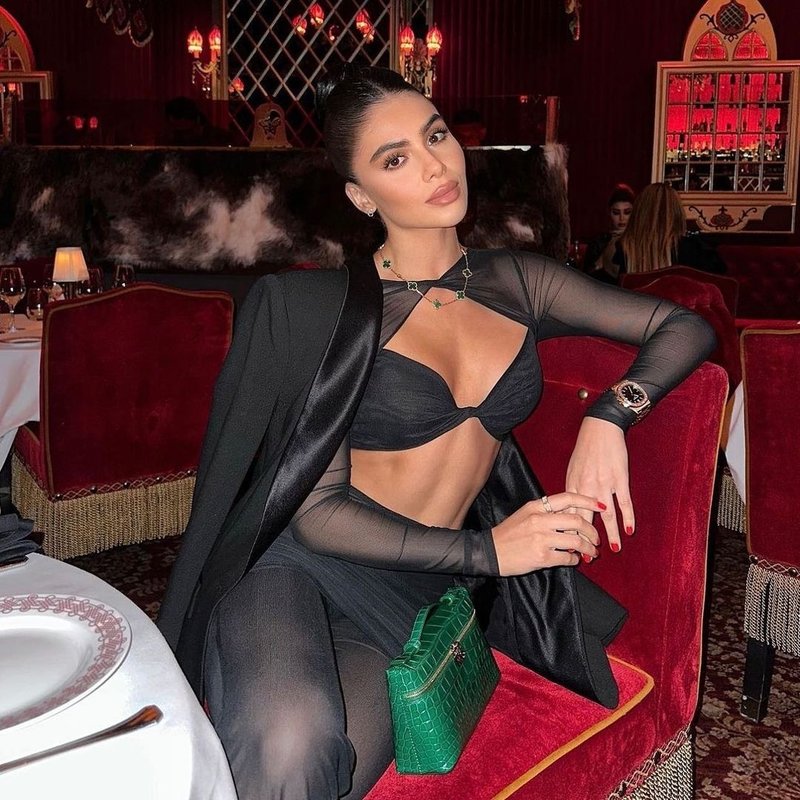 Cross-Strap Cutout Bodysuit Set H6191