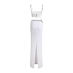 Crystal Embellished Cutout Mermaid Gown H6235