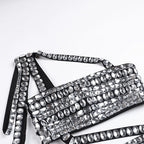 Crystal Embellished Cutout Mermaid Gown H6235