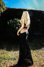 Cutout Bandage Midi Dress H5980