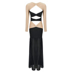 Cutout Bandage Midi Dress H5980