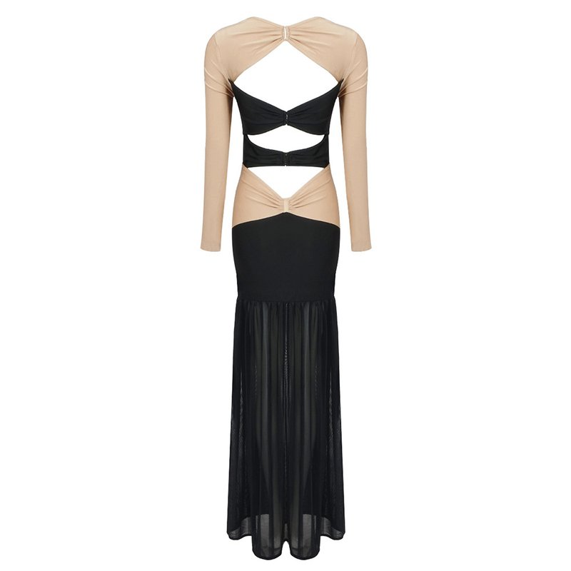 Cutout Bandage Midi Dress H5980