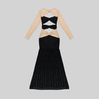 Cutout Bandage Midi Dress H5980