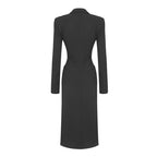 Cutout Buckle Blazer Dress H6069