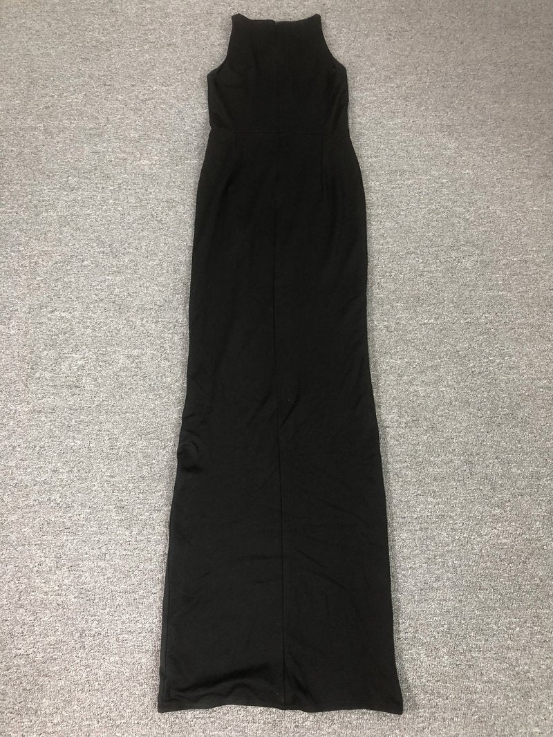 Cutout Gem Embellished Halter Gown H6666