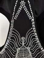Cutout Sequin Lapel Tuxedo Suit H6739