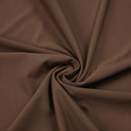 Deep V Neck Draped Brown Maxi Dress H7094