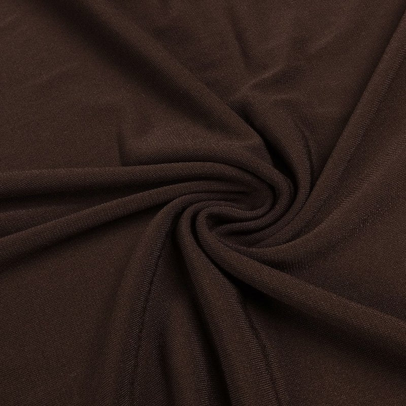 Deep V-Neck Draped Maxi Dress H6657