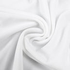 Deep V-Neck Ruched White Maxi Dress H6722