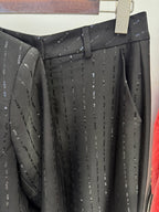 Double-Breasted Embellished Tuxedo Suit H7039