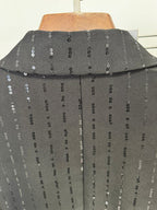 Double-Breasted Embellished Tuxedo Suit H7039