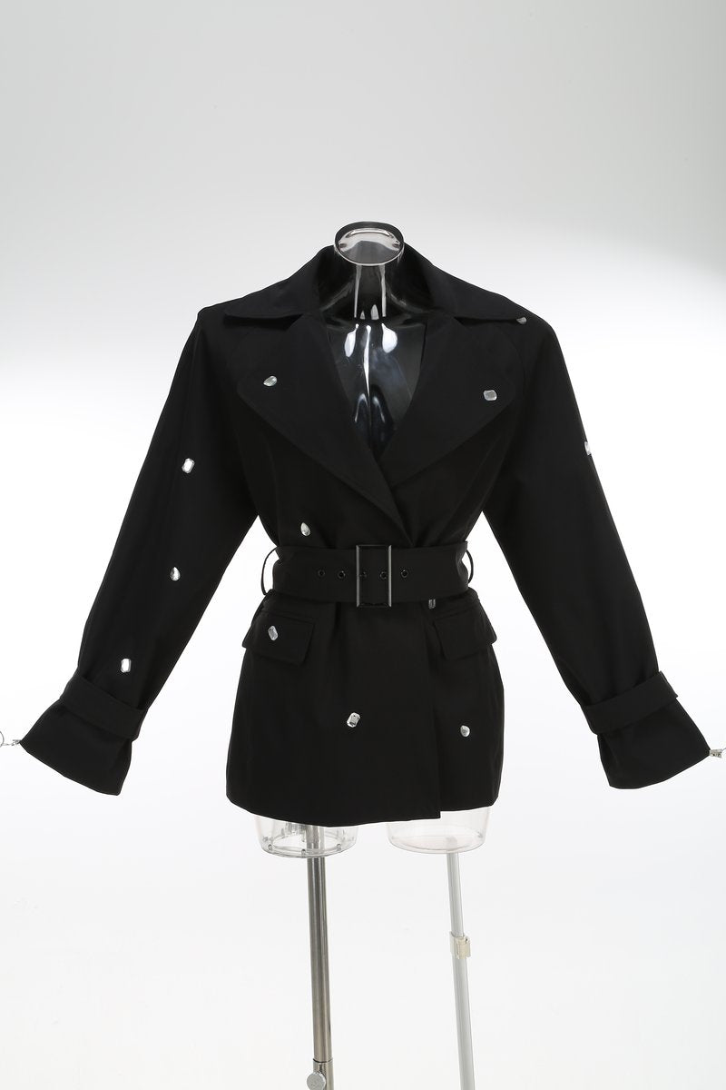 Double Breasted Trench Mini Dress H7115