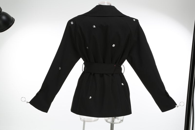 Double Breasted Trench Mini Dress H7115