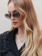 Double-Breasted Tweed Coat with Tulle Skirt H7128