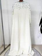 Embellished Long Sleeve Maxi Dress H6581