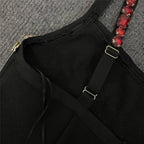 Embellished Strap Midi Dress H6304