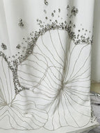 Embroidered Long Sleeve Gown H6580