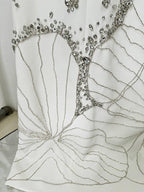 Embroidered Long Sleeve Gown H6580