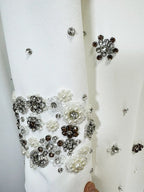 Embroidered Long Sleeve Maxi Dress H6610