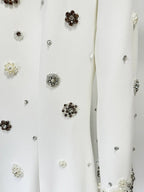 Embroidered Long Sleeve Maxi Dress H6610