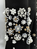Embroidered Long Sleeve Maxi Dress H6610