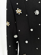 Embroidered Long Sleeve Maxi Dress H6610