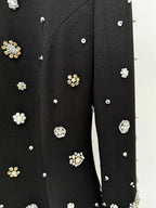 Embroidered Long Sleeve Maxi Dress H6610