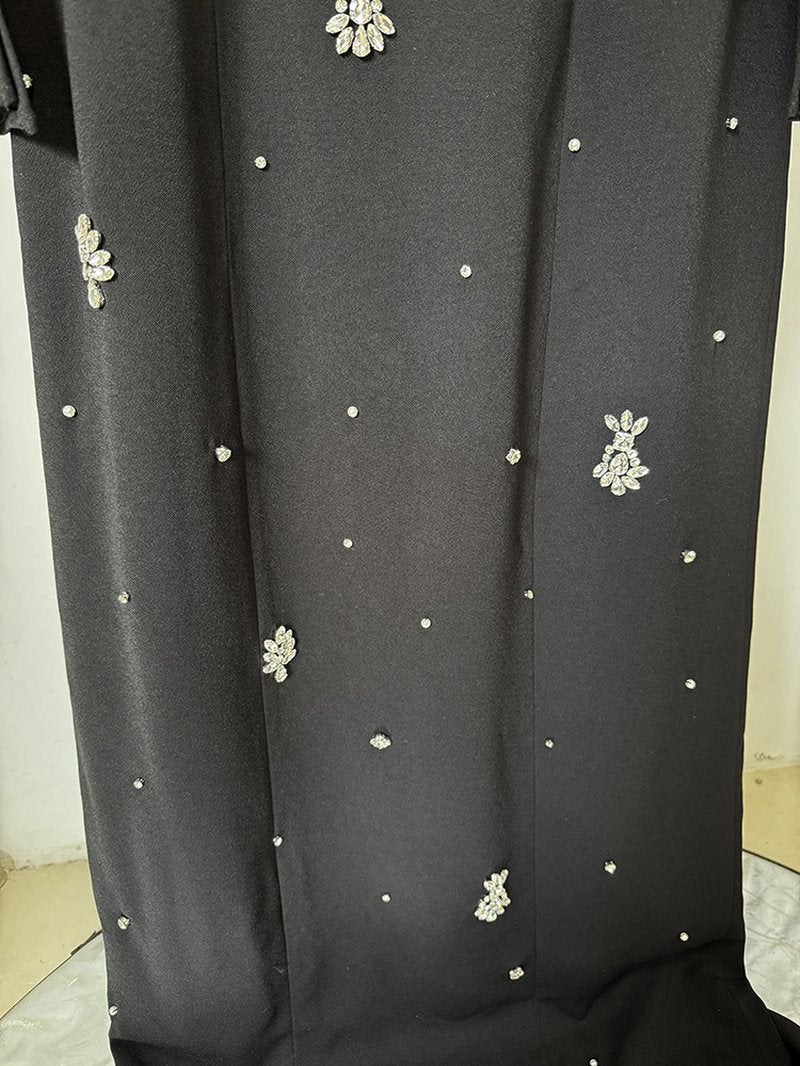 Embroidered Long Sleeve Maxi Dress H6689
