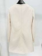 Embroidered Long Sleeve Mini Dress H6462