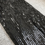 Feathered Off-Shoulder Sequin Jumpsuit H6419