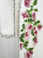 Floral Embroidered Long Sleeve Gown H7092