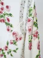 Floral Embroidered Long Sleeve Gown H7092