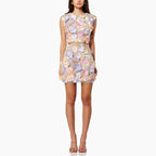 Floral Embroidered Two-Piece Set H6271