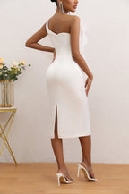 Floral Ruffle Off Shoulder Midi Dress H6338