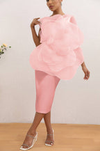 Floral Ruffle Off Shoulder Midi Dress H6338