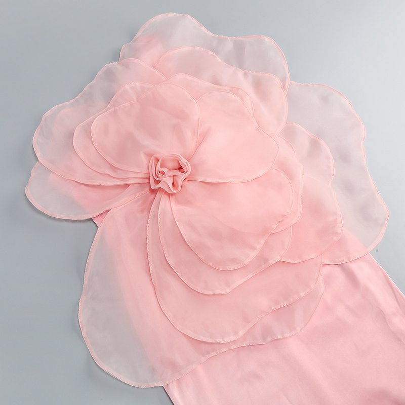 Floral Ruffle Off Shoulder Midi Dress H6338