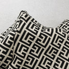 Geometric Print Crop Top & Biker Shorts Set H3186