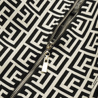 Geometric Print High-Neck Jumpsuit H3342