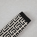 Geometric Print High-Neck Jumpsuit H3342