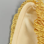 Gold Fringe Sleeveless Mini Dress H6219