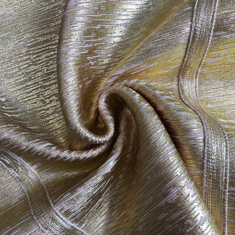 Gold Metallic Corset Midi Dress H6277